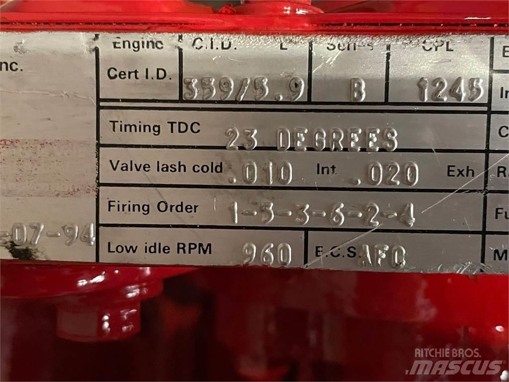 Cummins 6BT5,9-C motor エンジン