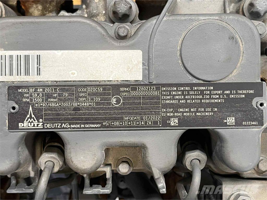 Deutz BF 4M 2011 C motor エンジン