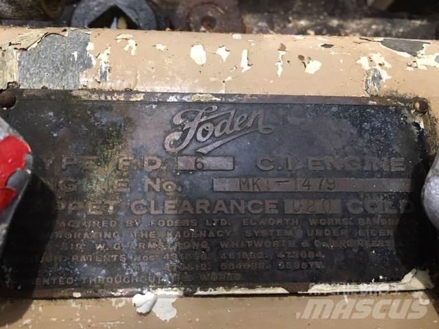 Foden type FD6 motor エンジン
