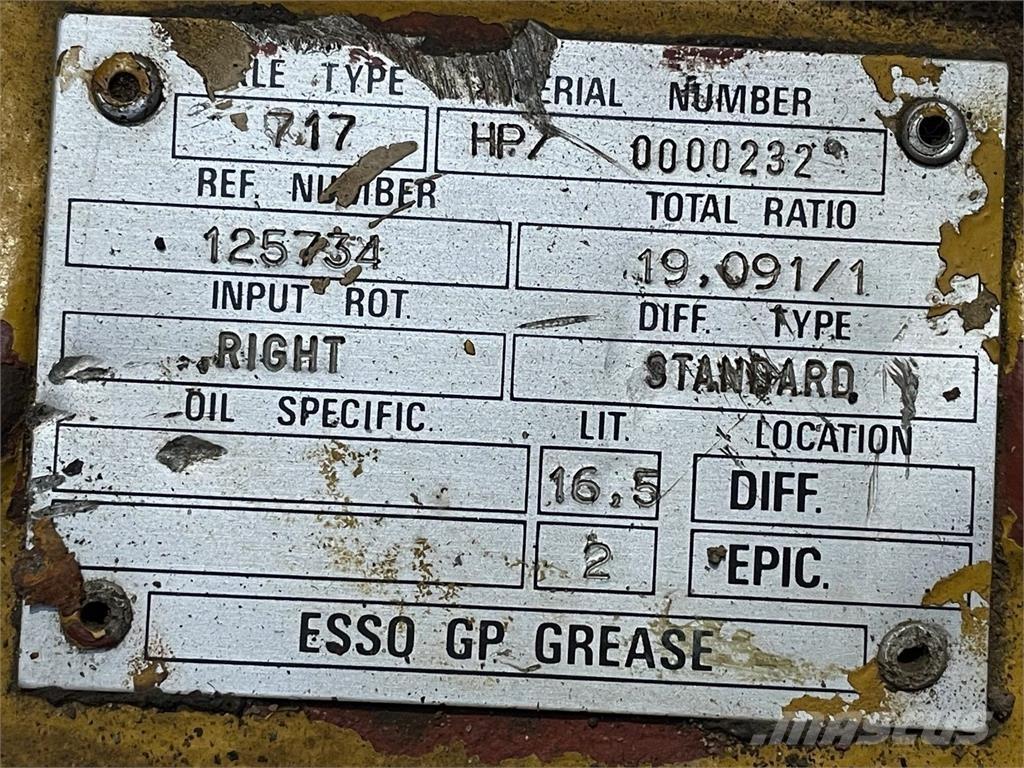  Frontaksel ex. Hydrema 906 アクスル