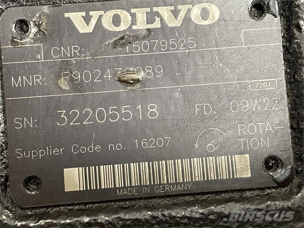  Hydr. pumpe ex. Volvo L120F 油圧機