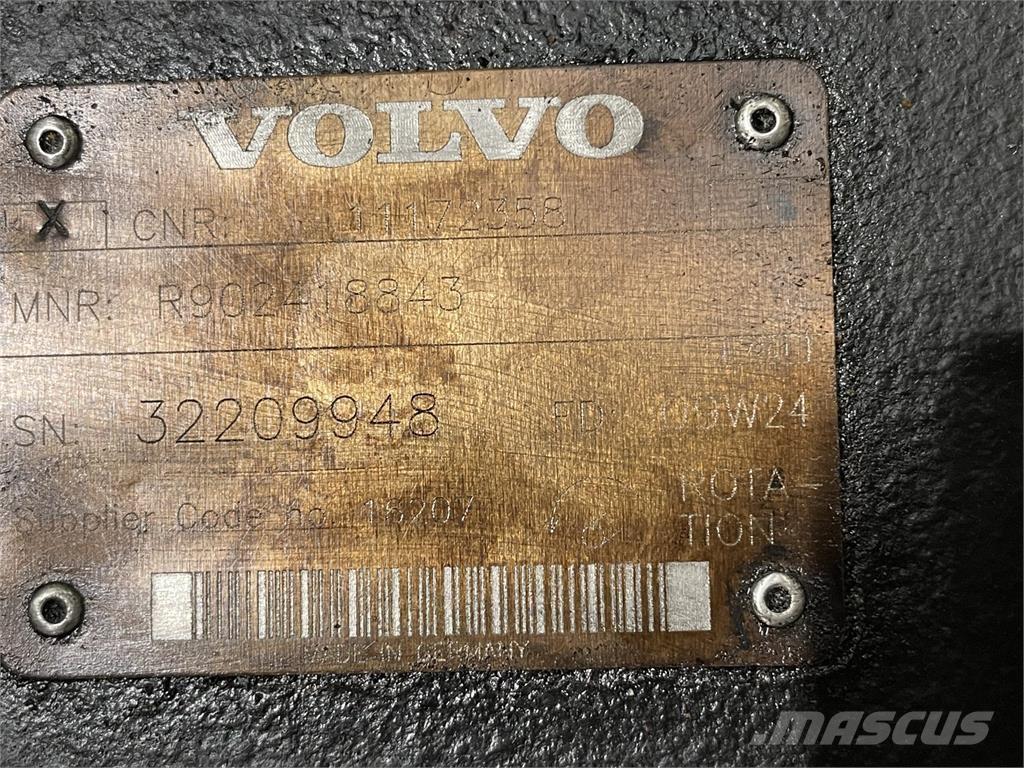  Hydr. pumpe ex. Volvo L120F 油圧機