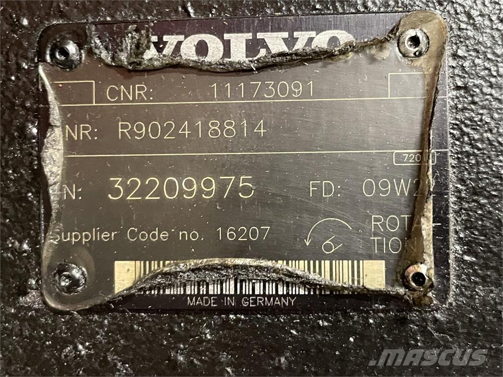  Hydr. pumpe ex. Volvo L120F 油圧機