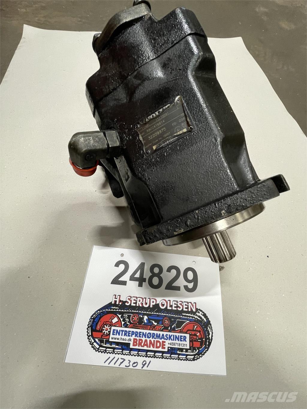  Hydr. pumpe ex. Volvo L120F 油圧機