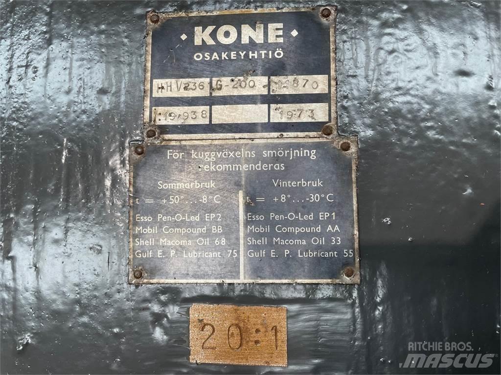 Kone Type HHV236 gear - 20:1 ギアボックス