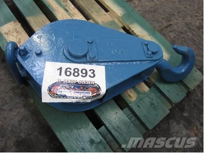  Løftekrog - 3 ton - 1 wirehjul クレーン部品と設備