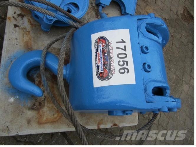  Løftekrog med 2 wirehjul クレーン部品と設備