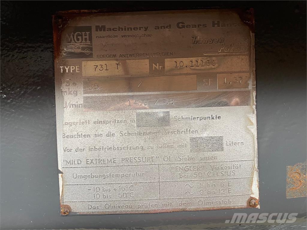  MGH Type 731 T gear - 39:1 ギアボックス