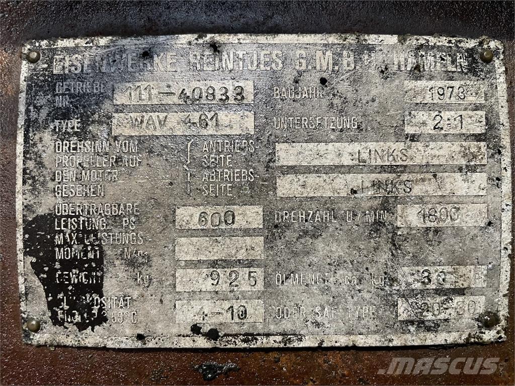 Reintjes WAV 461 Gear ギアボックス