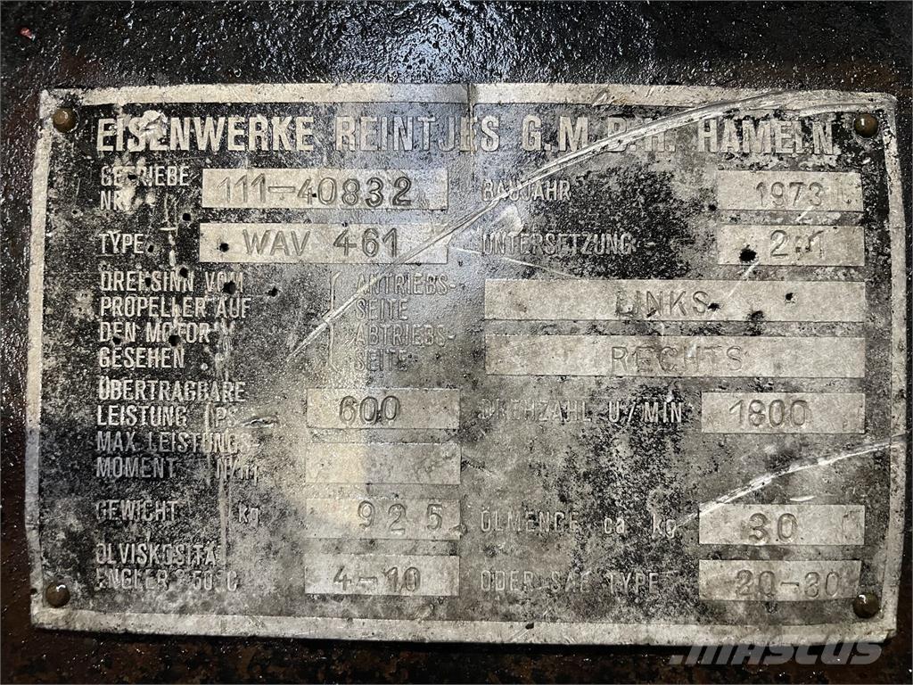 Reintjes WAV 461 Gear ギアボックス