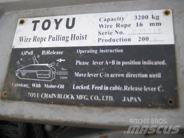  Rope pulling hoist - 3 stk. ホイスト、ウインチ、エレベーター