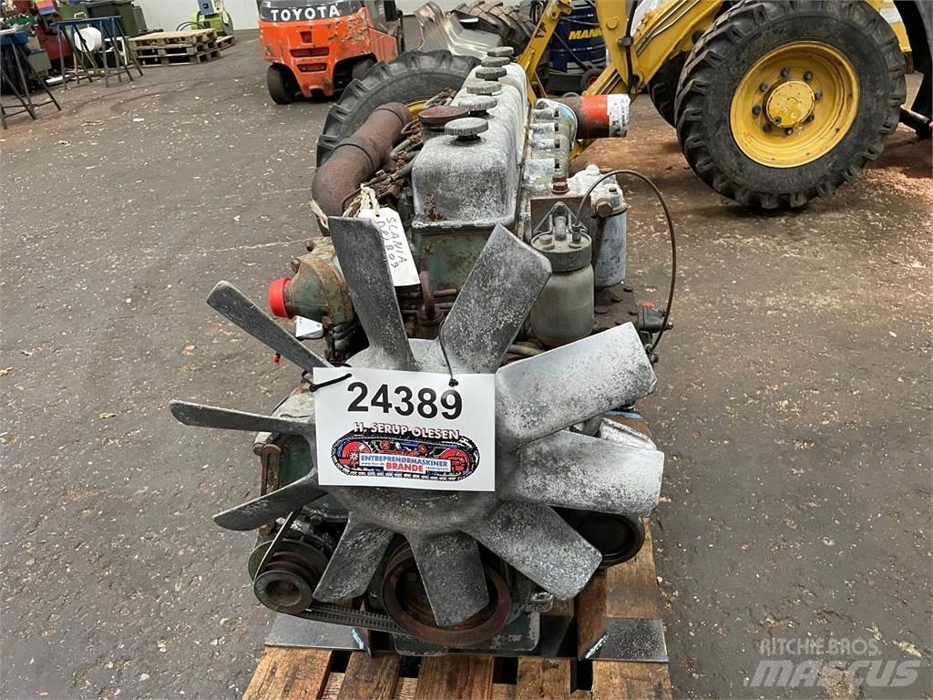 Scania D8L B09 motor. エンジン