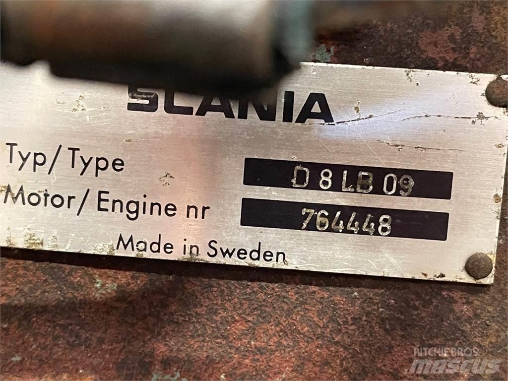 Scania D8L B09 motor. エンジン