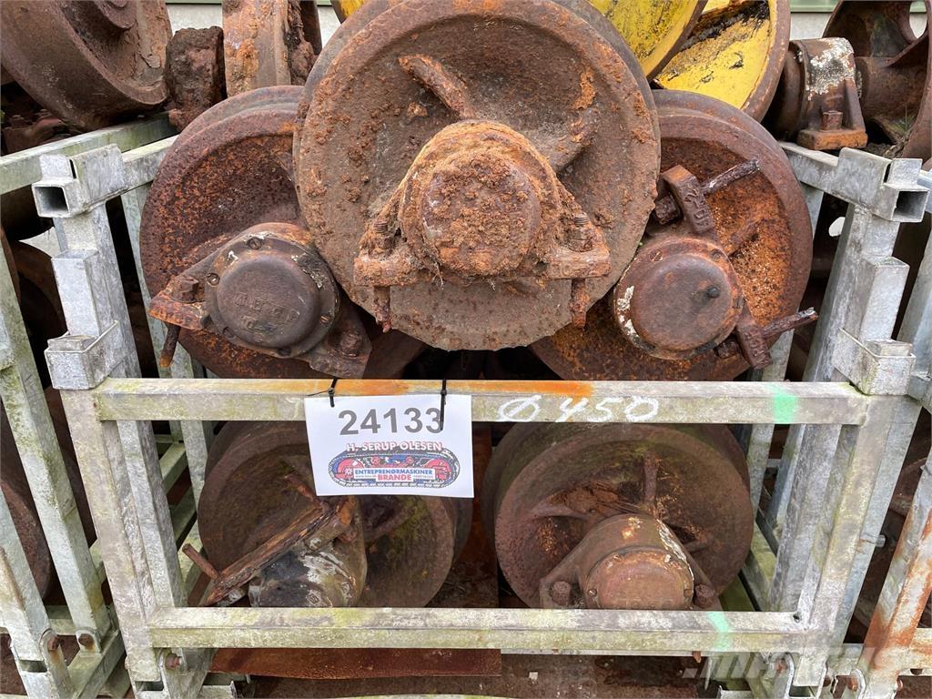  Skinnehjul ø450 mm + flange タイヤ、ホイル、リム