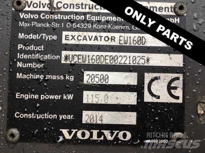 Volvo EW160D til ophug 大型油圧ショベル12t以上（パワーショベル・ユンボ）