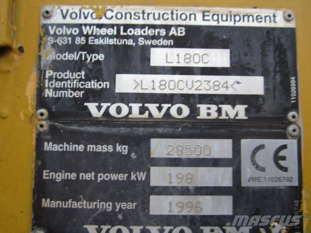 Volvo L180C til ophug ホイールローダー・タイヤショベル