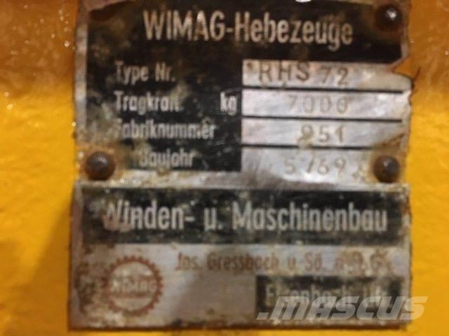  Wimag RHS72 løfteåg - 7 ton クレーン部品と設備