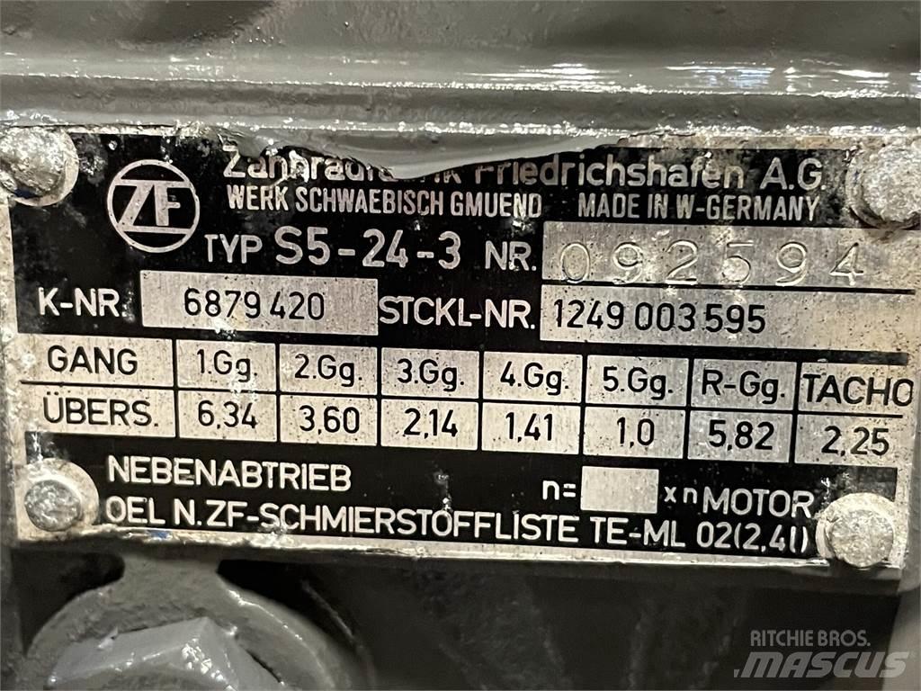 ZF gearkasse type S5-24-3 トランスミッション