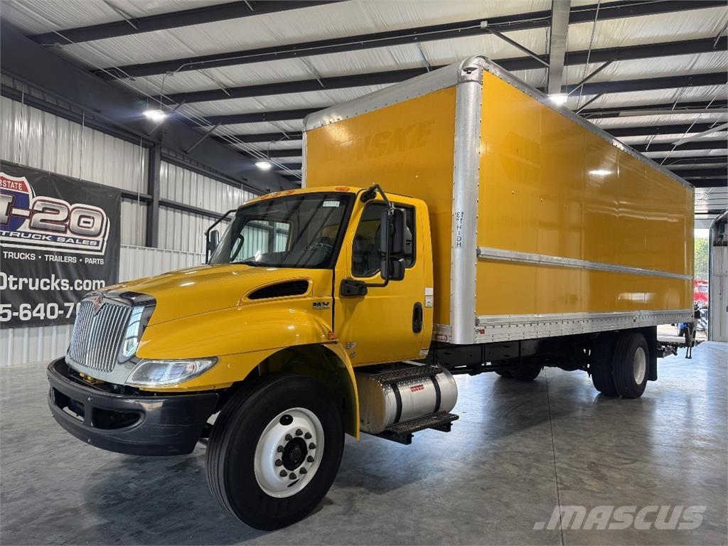 International MV607 ボックスボディー、ウイング、箱車