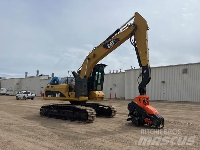 CAT 320DFM ウッドスプリッターとカッター