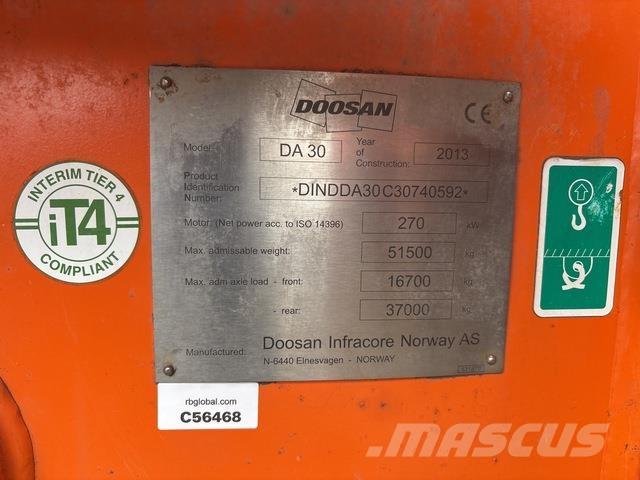 Doosan DA30 アーティキュレート式ダンプトラック