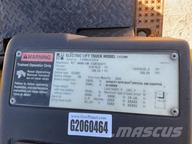 Hyster E40XM バッテリーフォークリフト
