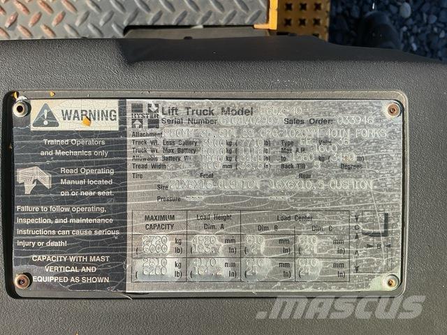 Hyster E65Z-40 バッテリーフォークリフト