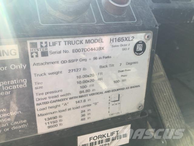 Hyster H165XL2 フォークリフト - その他