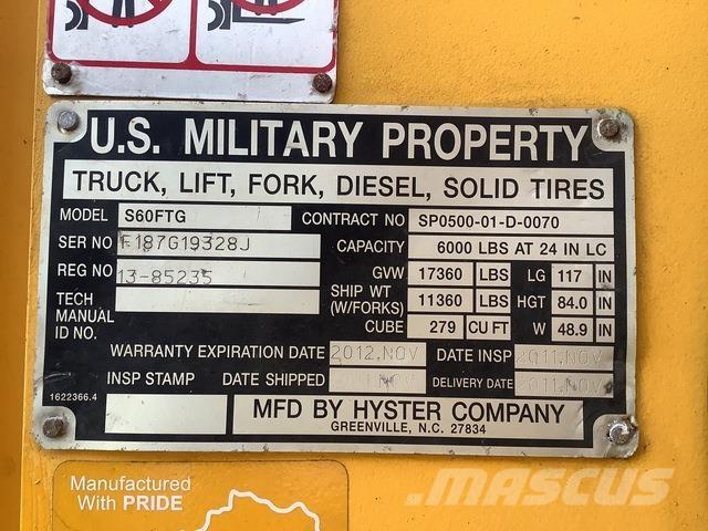 Hyster S60FTG フォークリフト - その他