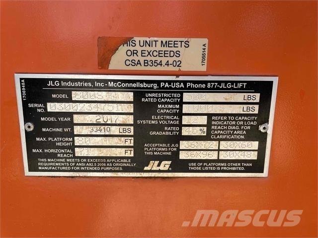 JLG 800S ブームリフト　直伸型