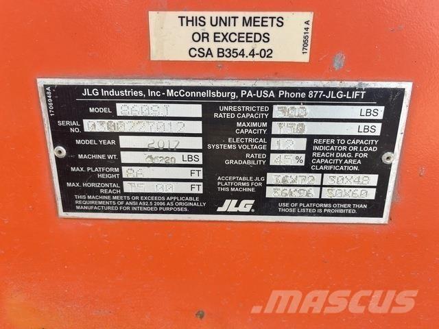 JLG 860SJ ブームリフト　直伸型