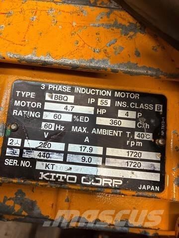  Kito Corp ホイスト、ウインチ、エレベーター