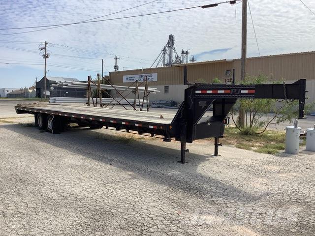 PJ D7142 フラットベッド／ドロップサイドトレーラー