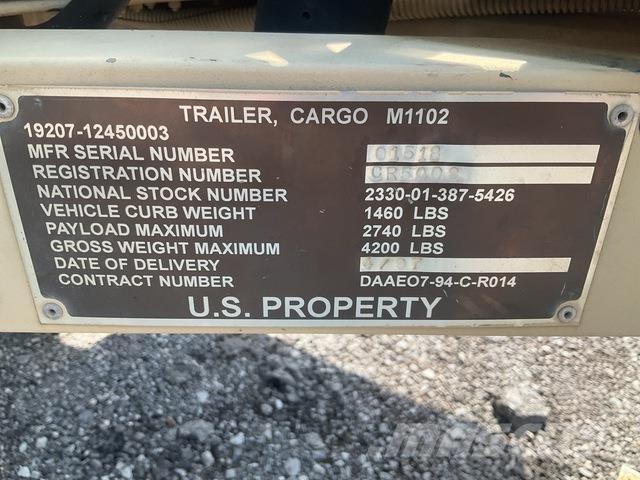  Raytheon M1102 その他トレーラー