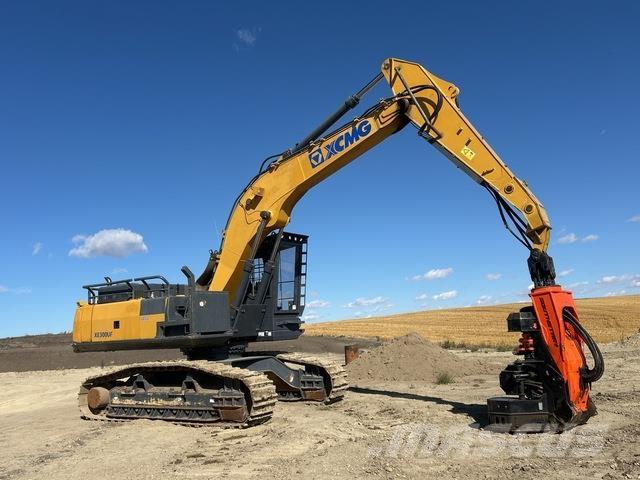 XCMG XE300U ウッドスプリッターとカッター