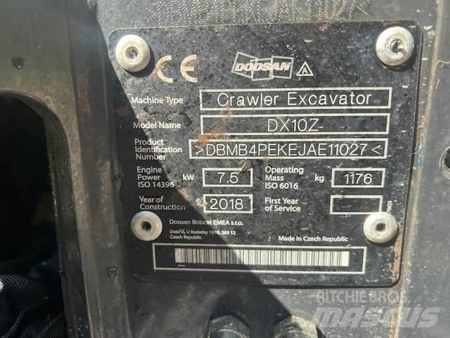 Doosan DX10Z 中型油圧ショベル 7ｔ-12ｔ（ユンボ・パワーショベル・バックホー）