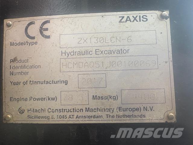 Hitachi ZX130-6 大型油圧ショベル12t以上（パワーショベル・ユンボ）