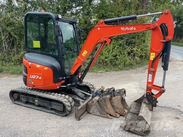 Kubota U27-4 中型油圧ショベル 7ｔ-12ｔ（ユンボ・パワーショベル・バックホー）