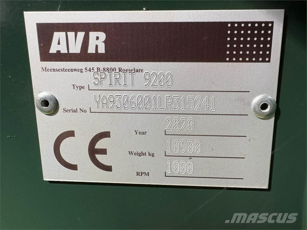 AVR SPIRIT 9200 ジャガイモ収穫機・掘取機