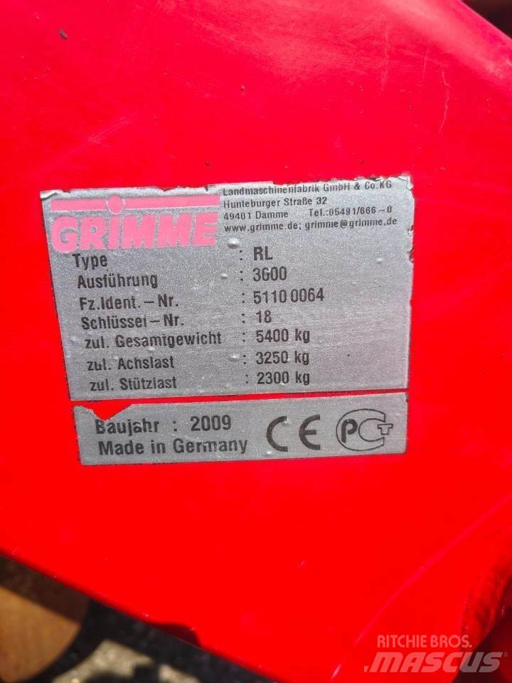 Grimme RL3000 一行の作物栽培