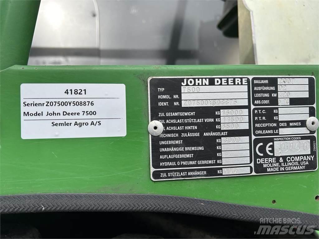 John Deere 7500 フォレージハーベスター