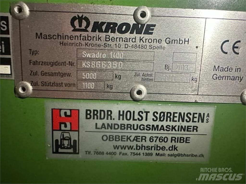 Krone SWADRO 1400 テッダー・テッダーレーキ