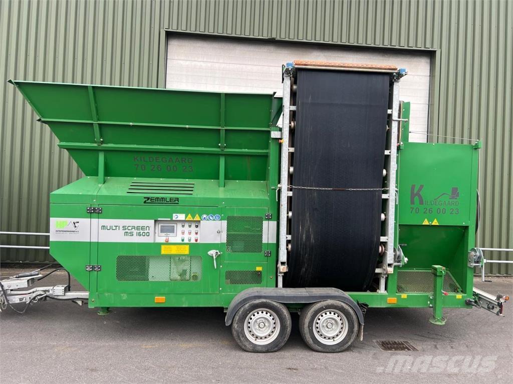Zemmler MS1600 廃棄物並び替え設備
