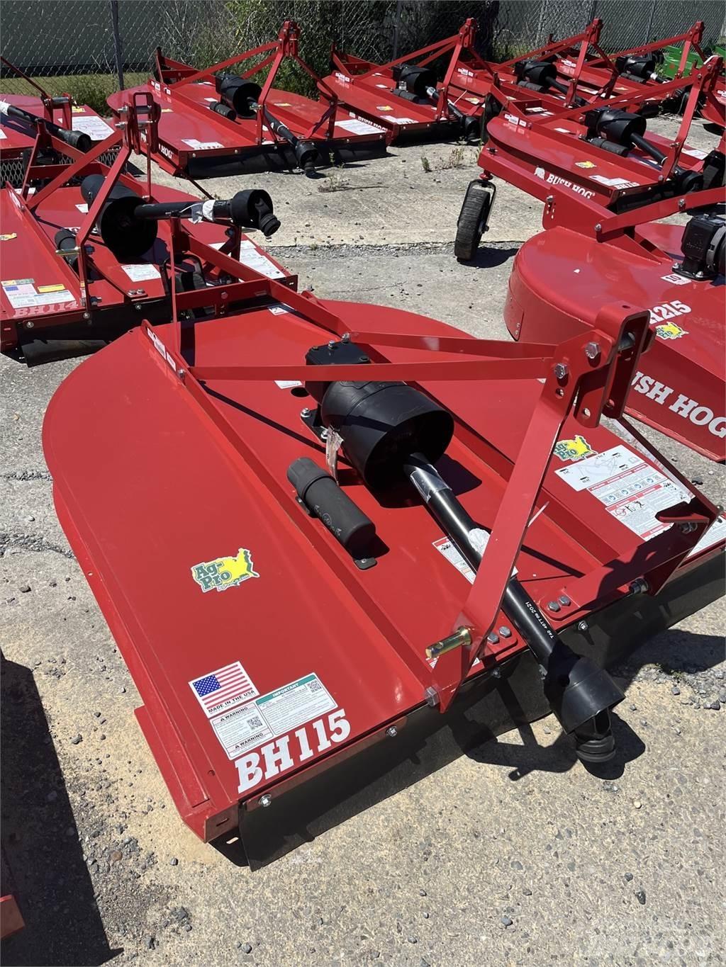 Bush Hog BH115 ベールシュレッダー、カッター、アンローラー