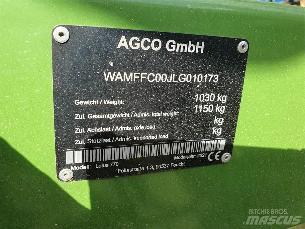 Fendt LOTUS 770 テッダー・テッダーレーキ