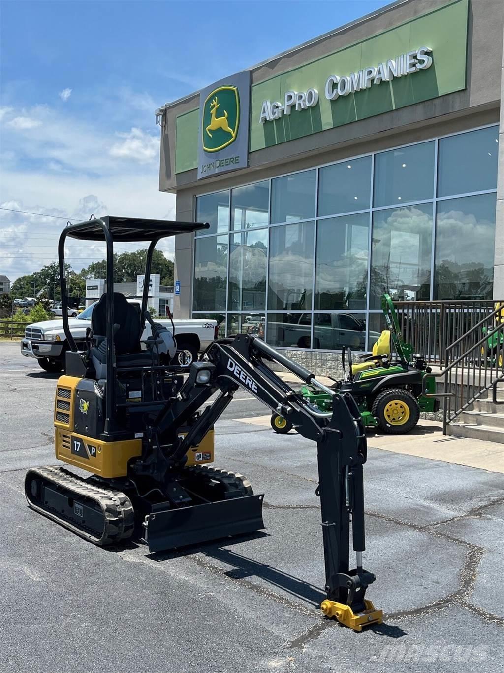 John Deere 17 P ミニ油圧ショベル 7t以下（ミニユンボ・ミニディガー）