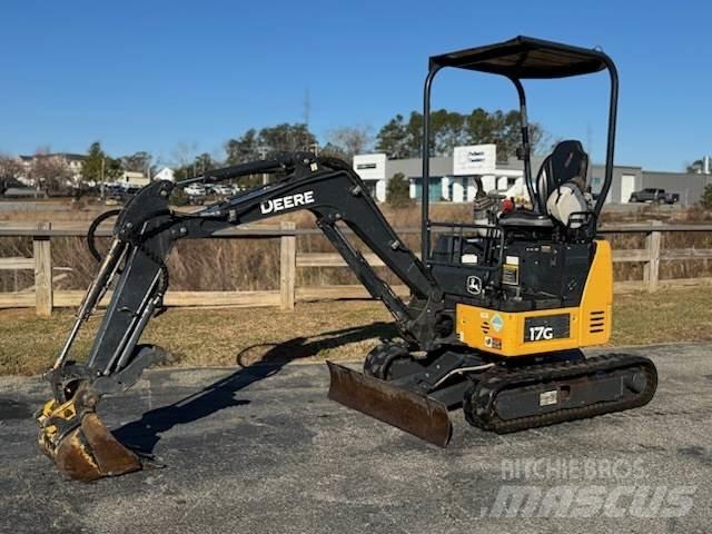 John Deere 17G ミニ油圧ショベル 7t以下（ミニユンボ・ミニディガー）