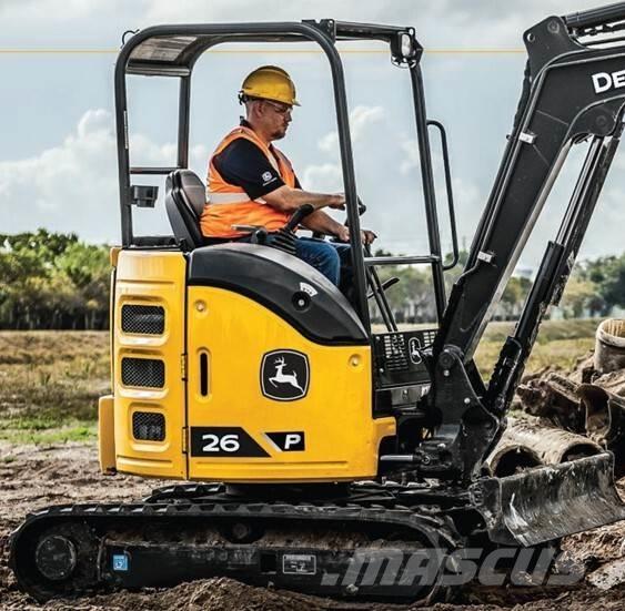 John Deere 26 P ミニ油圧ショベル 7t以下（ミニユンボ・ミニディガー）