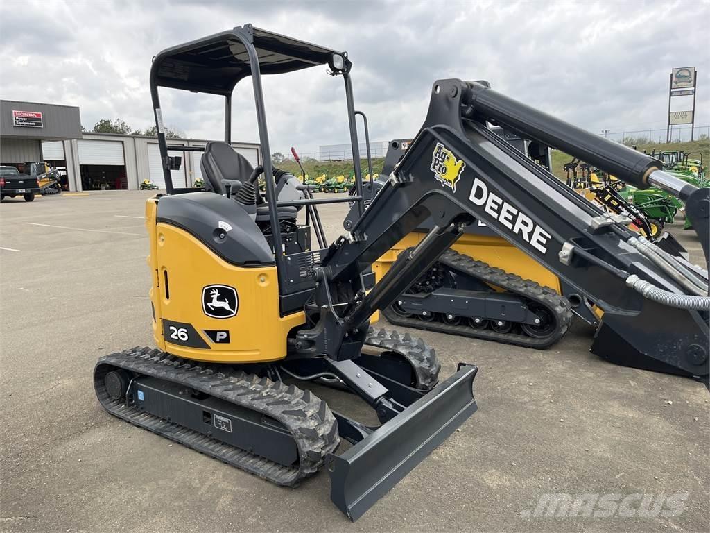 John Deere 26 P ミニ油圧ショベル 7t以下（ミニユンボ・ミニディガー）