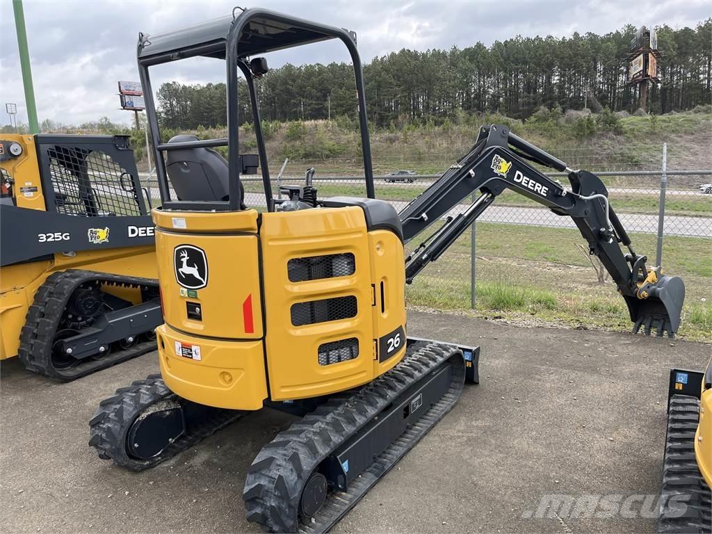 John Deere 26 P ミニ油圧ショベル 7t以下（ミニユンボ・ミニディガー）